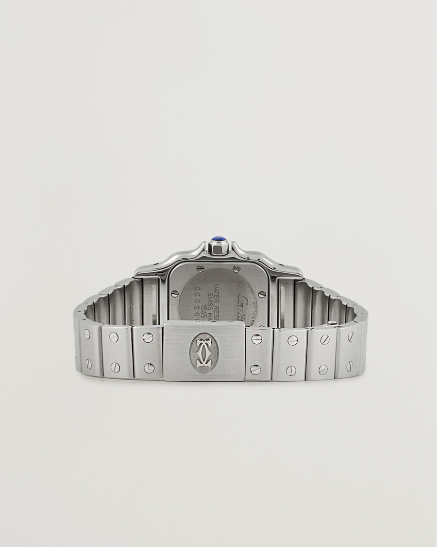 Mies | Cartier Pre-Owned Santos Galbée 1565 Silver | Cartier Pre-Owned | Santos Galbée 1565 Silver