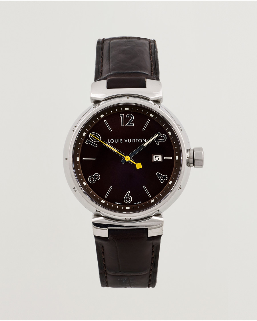 Mies | Louis Vuitton Pre-Owned Tambour Q1111 Silver | Louis Vuitton Pre-Owned | Tambour Q1111 Silver