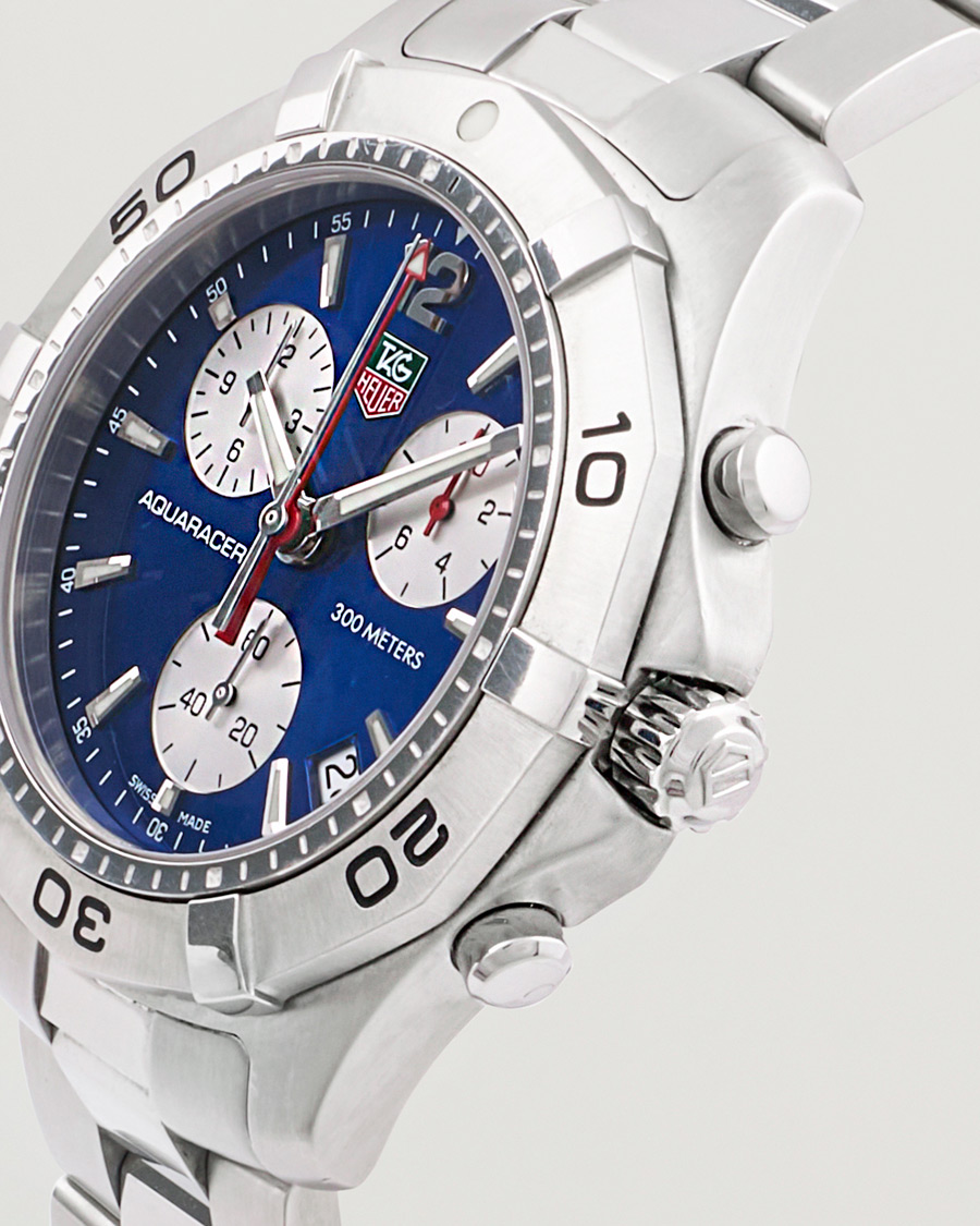 Mies | Tag Heuer Pre-Owned Aquaracer CAF1112 Silver | Tag Heuer Pre-Owned | Aquaracer CAF1112 Silver