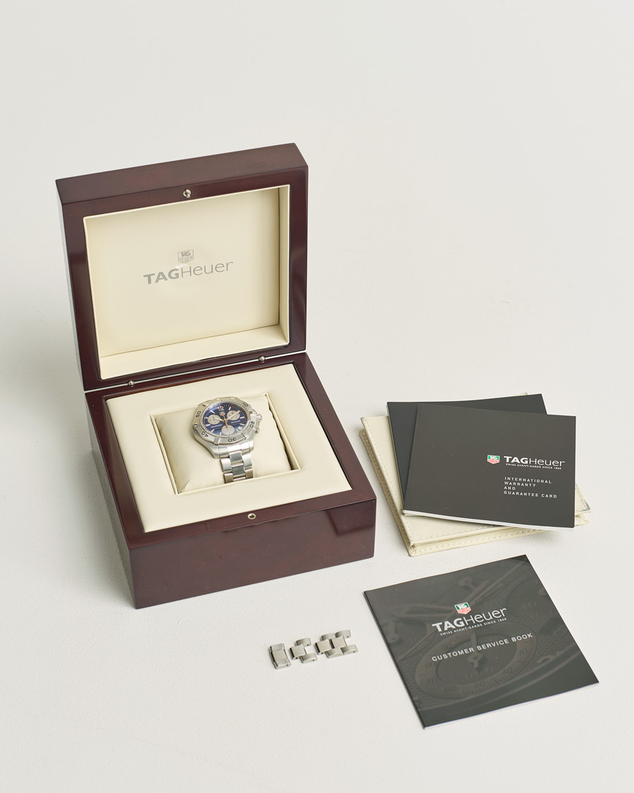 Mies | Tag Heuer Pre-Owned Aquaracer CAF1112 Silver | Tag Heuer Pre-Owned | Aquaracer CAF1112 Silver