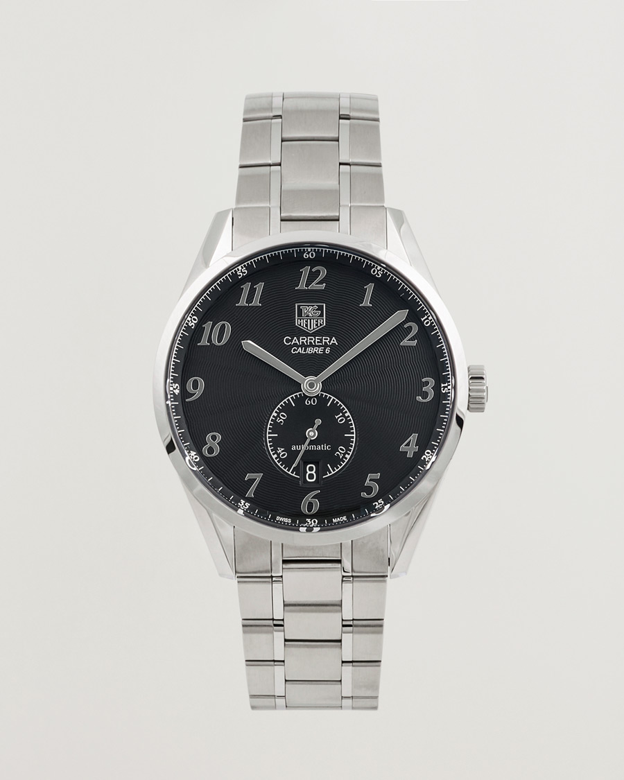 Mies | Tag Heuer Pre-Owned Carrera Calibre 6 WAS2110 Silver | Tag Heuer Pre-Owned | Carrera Calibre 6 WAS2110 Silver
