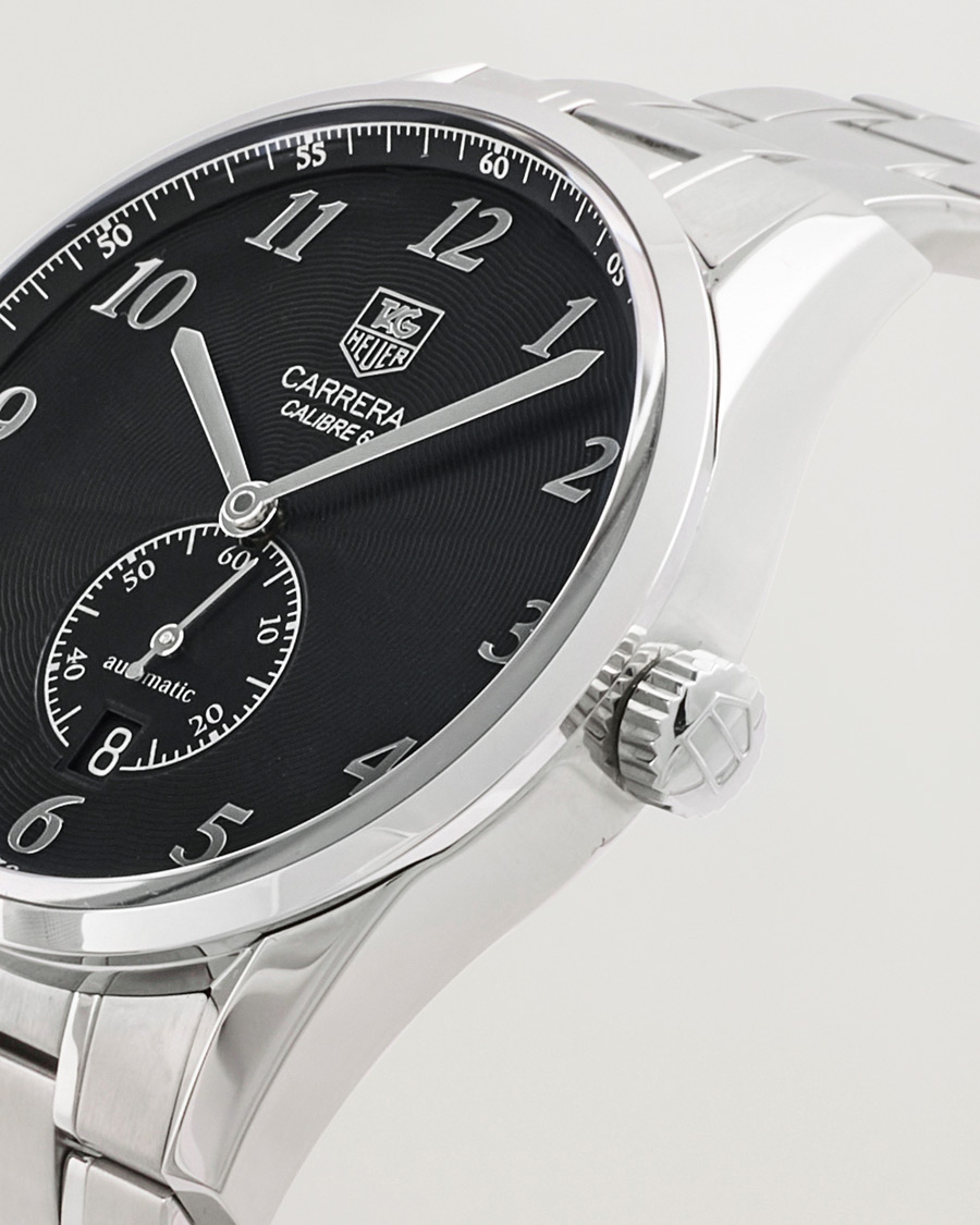 Mies | Tag Heuer Pre-Owned Carrera Calibre 6 WAS2110 Silver | Tag Heuer Pre-Owned | Carrera Calibre 6 WAS2110 Silver