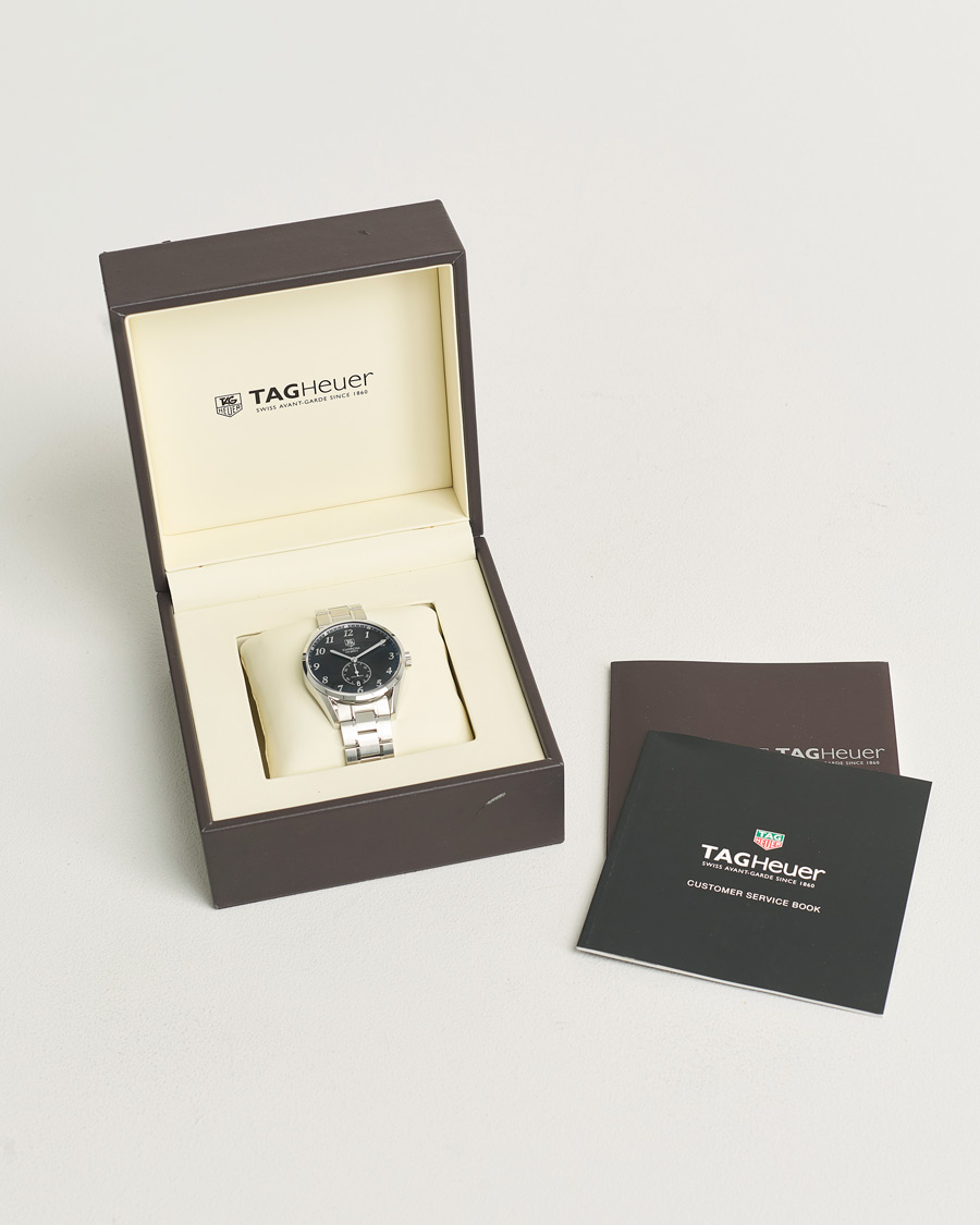 Mies | Tag Heuer Pre-Owned Carrera Calibre 6 WAS2110 Silver | Tag Heuer Pre-Owned | Carrera Calibre 6 WAS2110 Silver