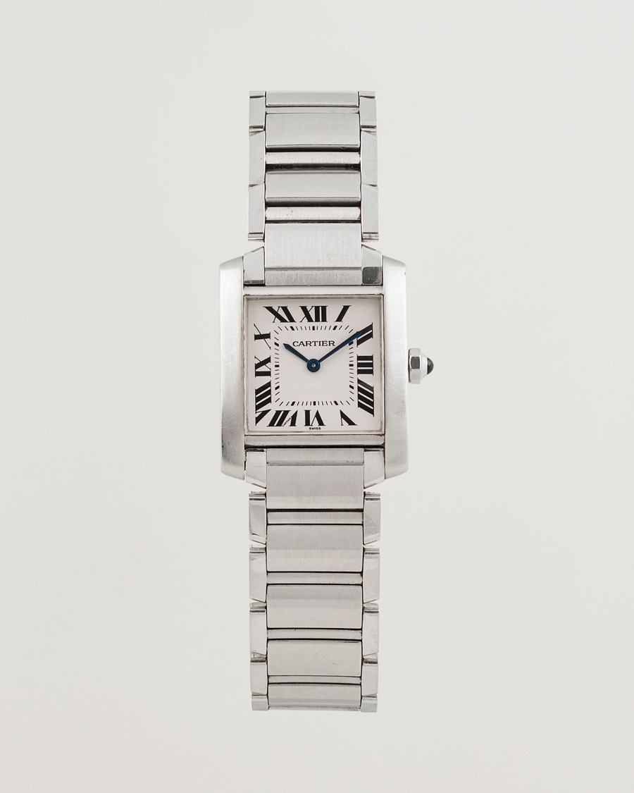 Mies | Cartier Pre-Owned Tank Française 2301 Silver | Cartier Pre-Owned | Tank Française 2301 Silver