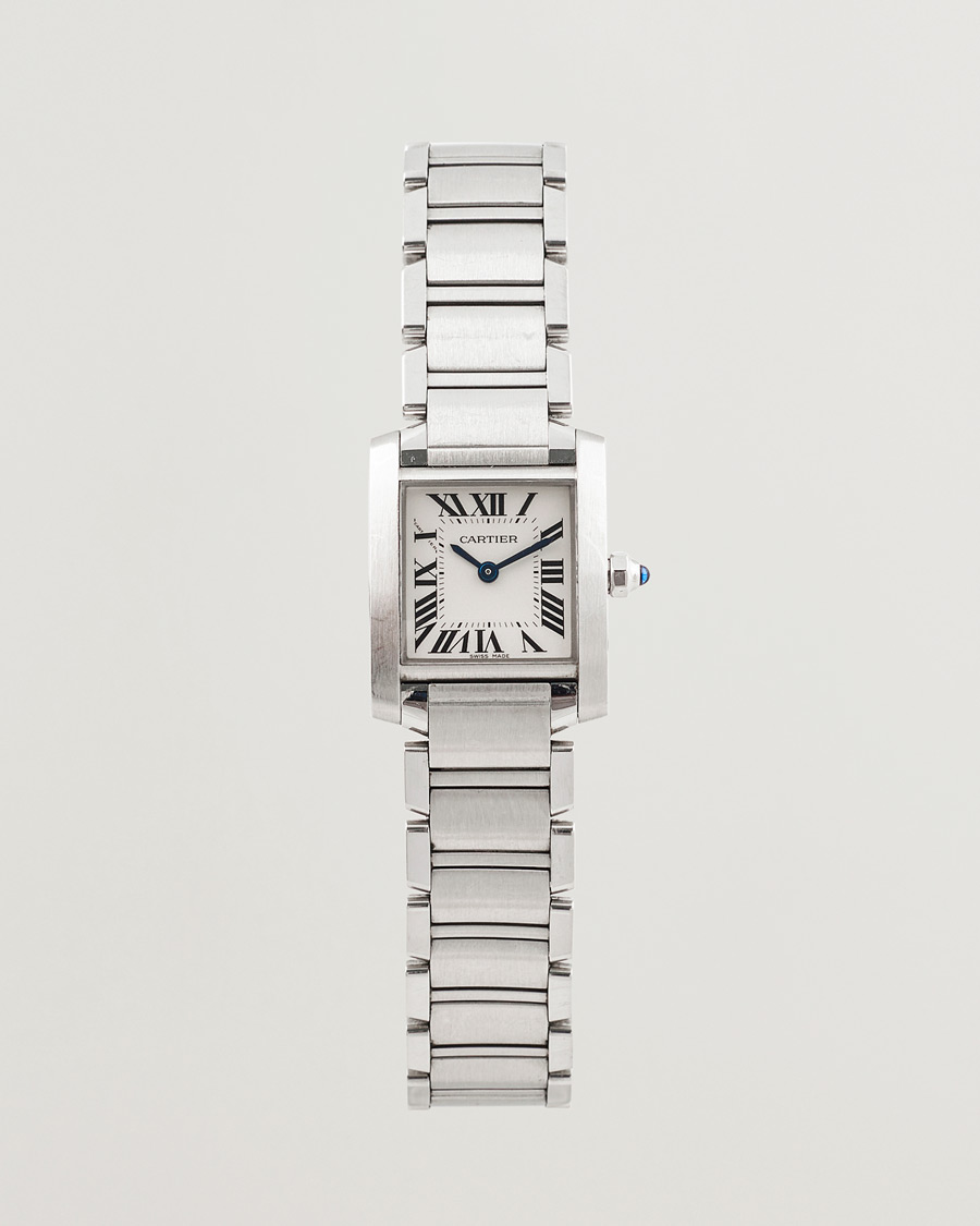 Mies | Cartier Pre-Owned Tank Française 2384 Silver | Cartier Pre-Owned | Tank Française 2384 Silver