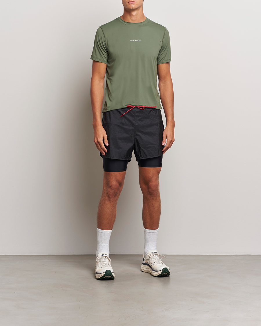 Mies | T-paidat | District Vision | Ultralight Aloe Short Sleeve Sage