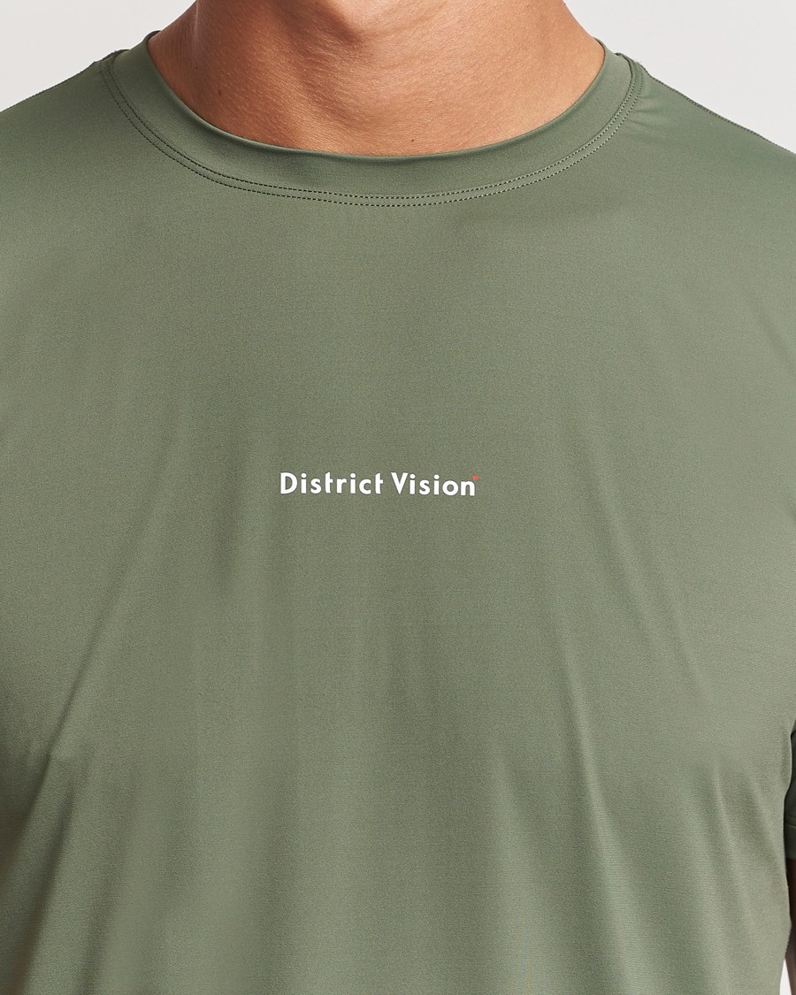 Mies | T-paidat | District Vision | Ultralight Aloe Short Sleeve Sage