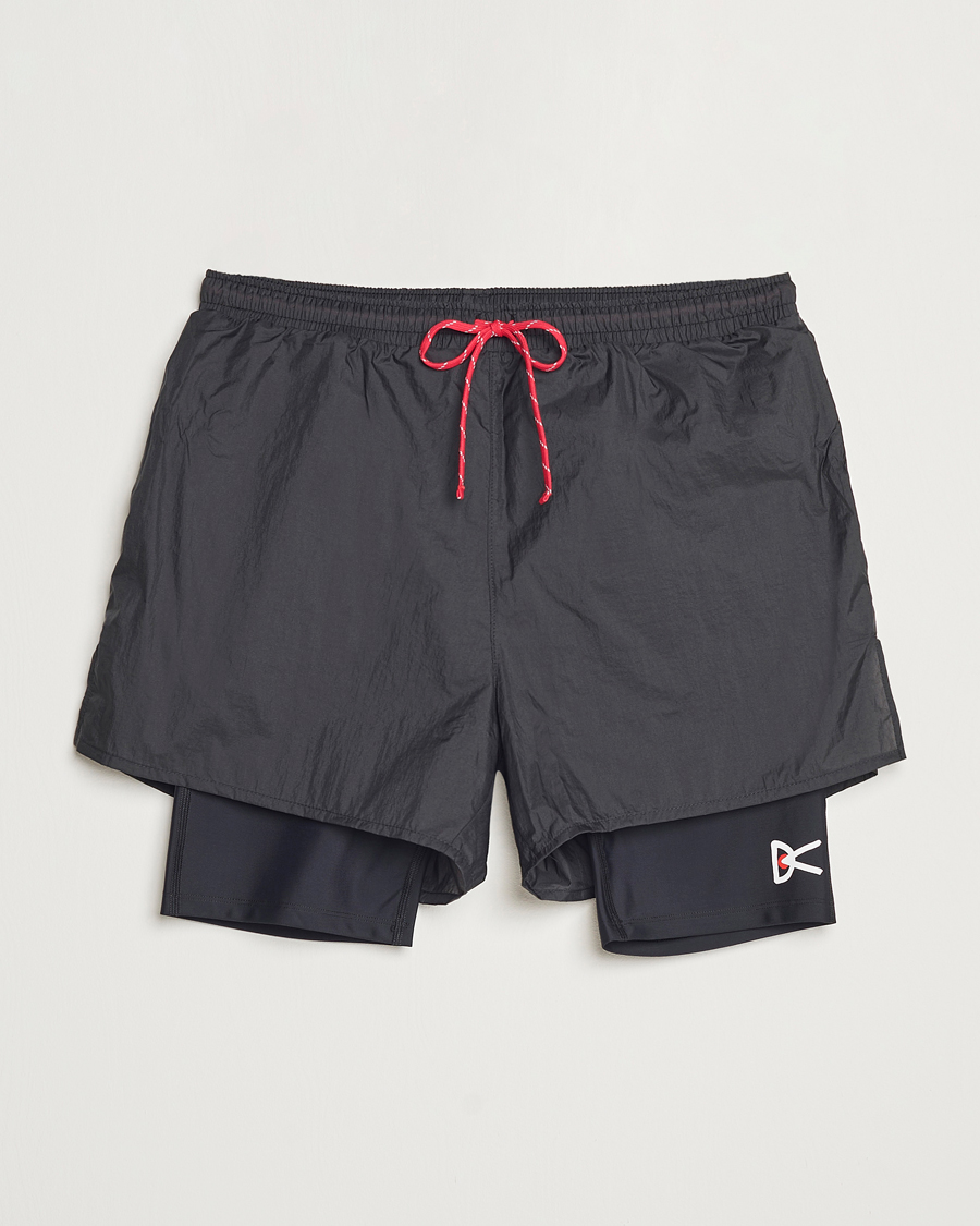 Mies | Shortsit | District Vision | Ripstop Layered Trail Shorts Black