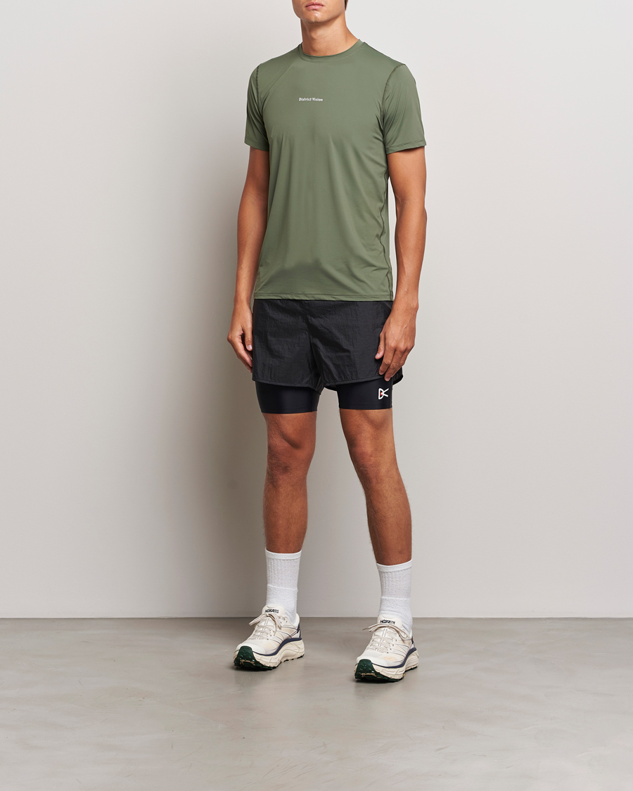 Mies | Shortsit | District Vision | Ripstop Layered Trail Shorts Black
