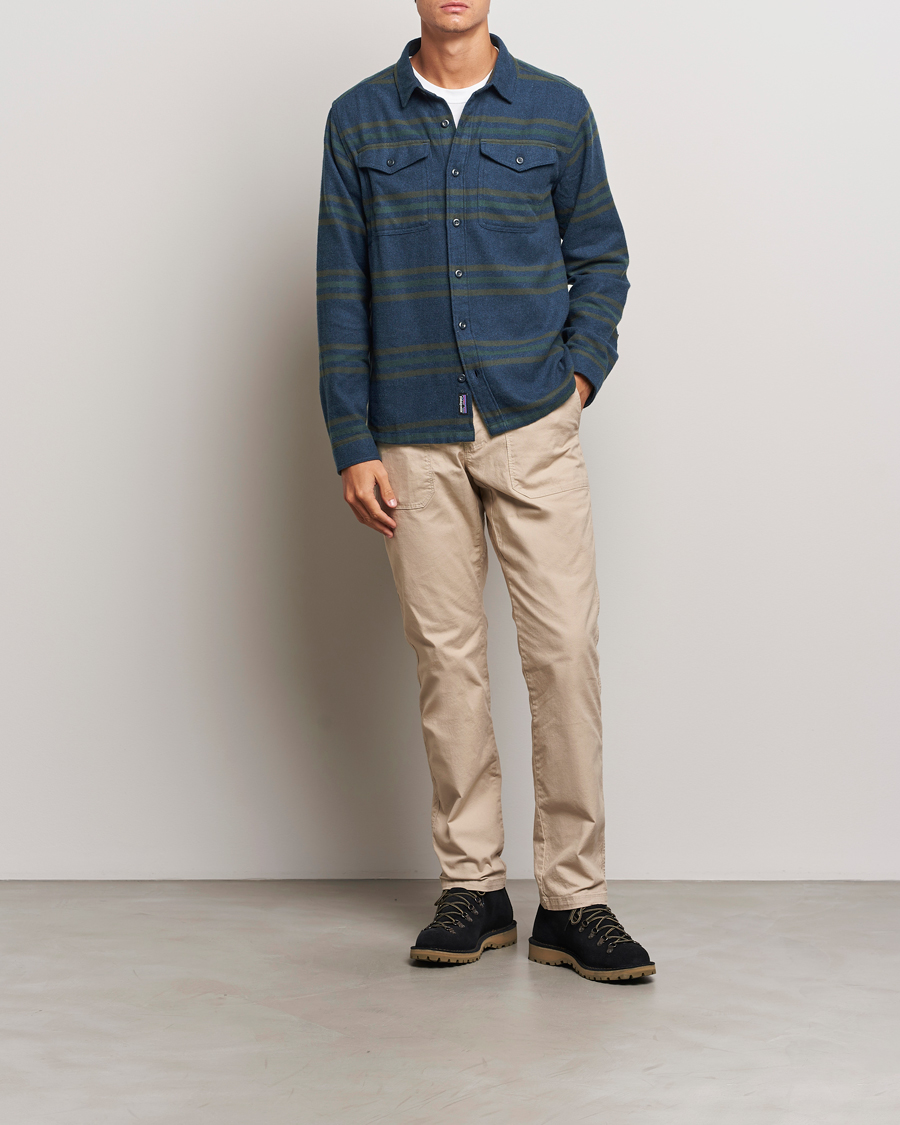 Mies | Kauluspaidat | Patagonia | Fjord Flannel Shirt Smolder Blue