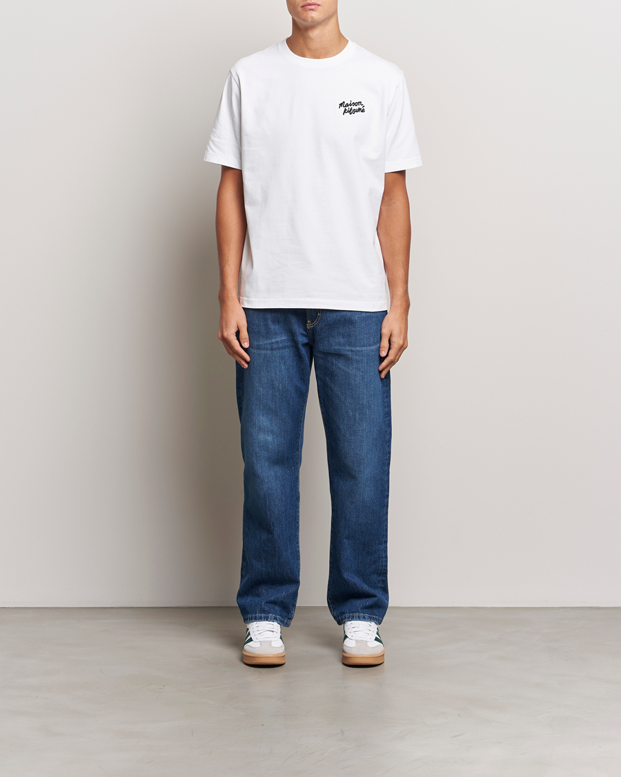 Mies | T-paidat | Maison Kitsuné | Mini Handwriting T-shirt White
