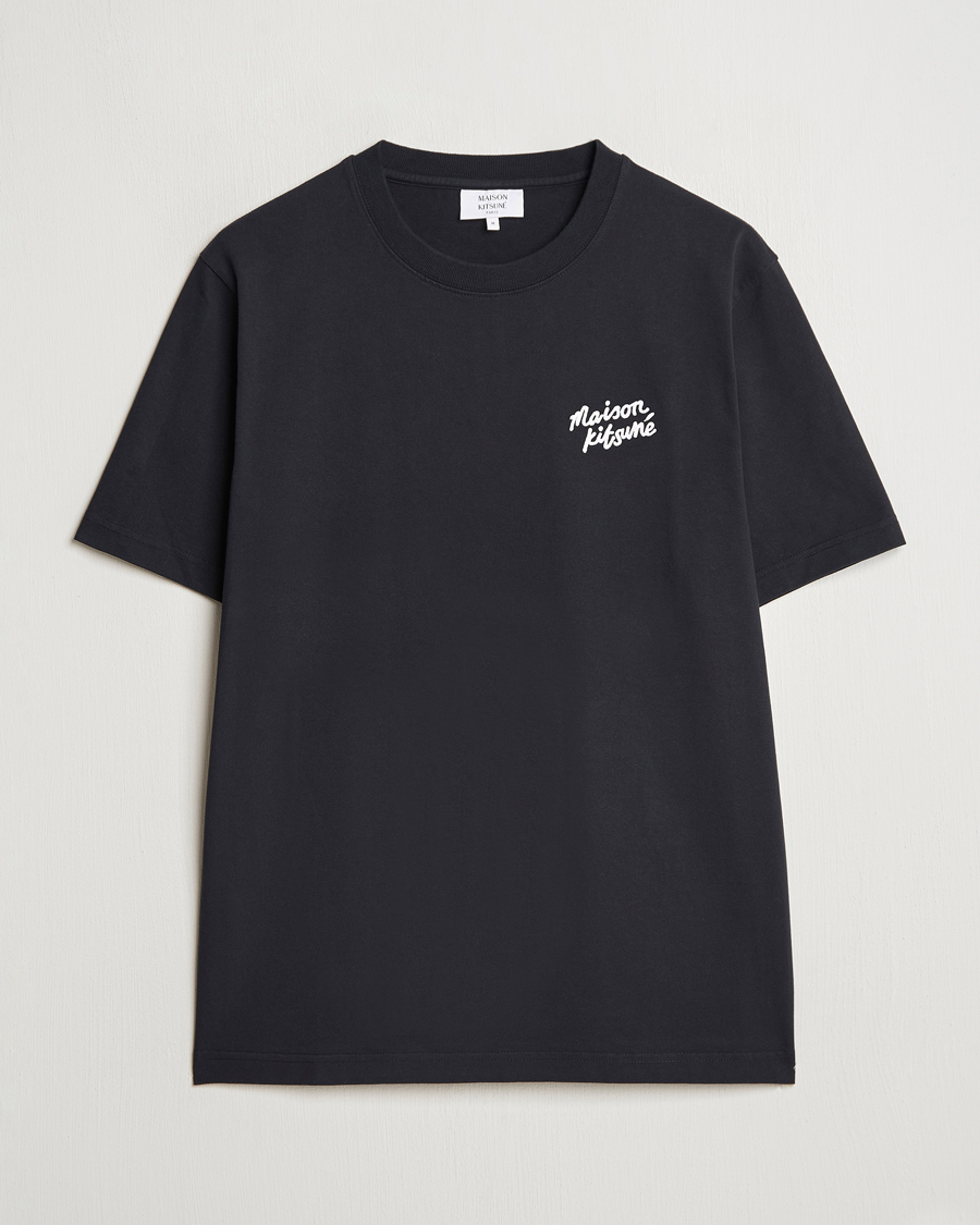 Mies | T-paidat | Maison Kitsuné | Mini Handwriting T-shirt Black