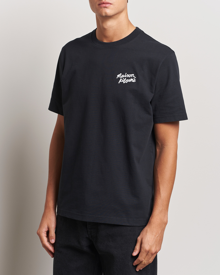 Mies | T-paidat | Maison Kitsuné | Mini Handwriting T-shirt Black