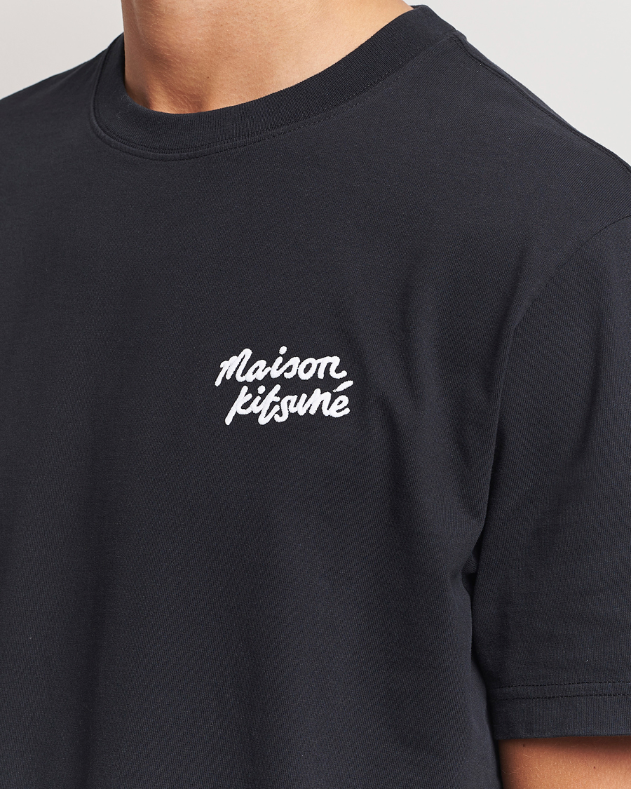 Mies | T-paidat | Maison Kitsuné | Mini Handwriting T-shirt Black