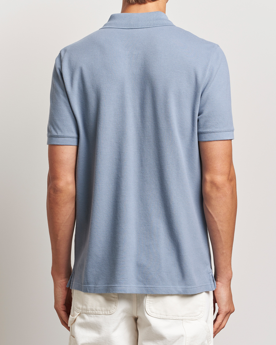 Mies | Pikeet | Maison Kitsuné | Fox Head Polo Moonlight Blue