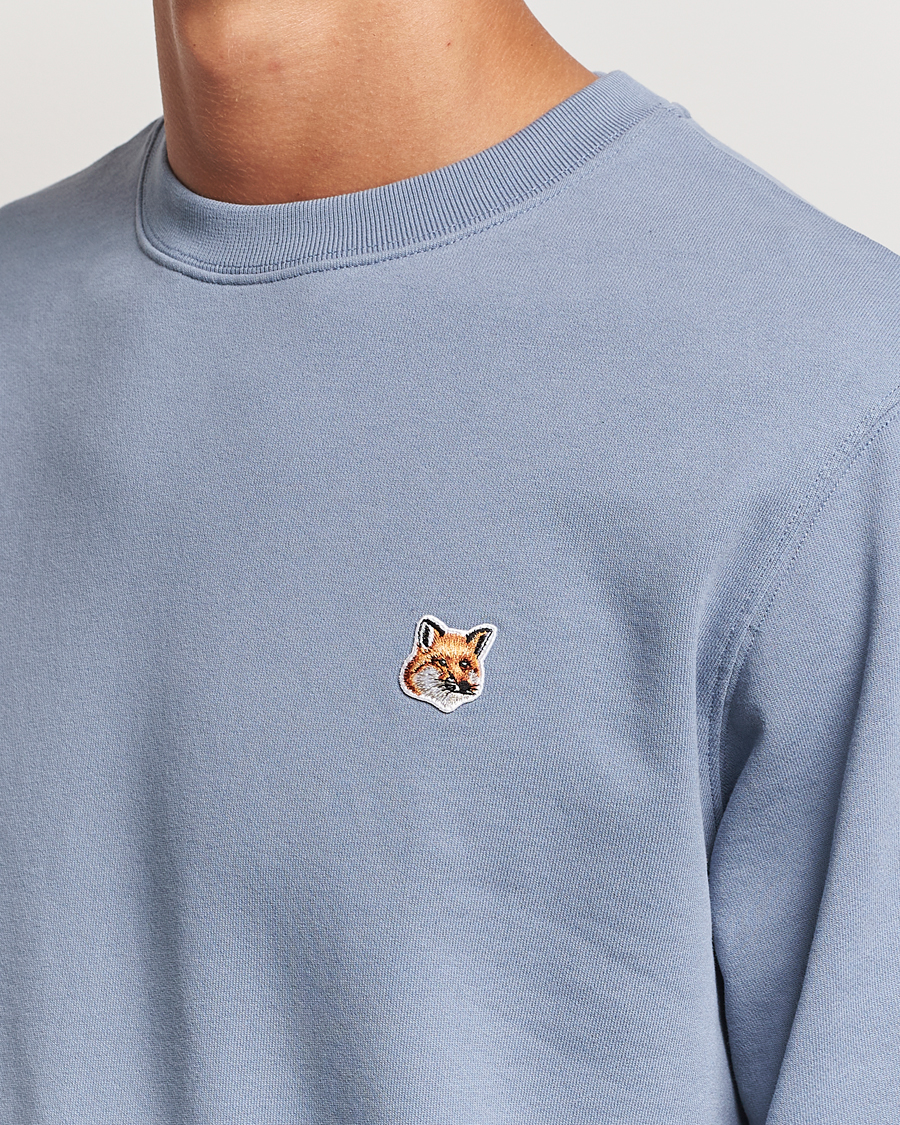 Mies | Puserot | Maison Kitsuné | Fox Head Sweatshirt Moonlight Blue