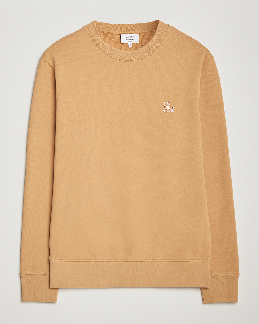 Mies | Puserot | Maison Kitsuné | Chillax Fox Sweatshirt Chamomile Beige