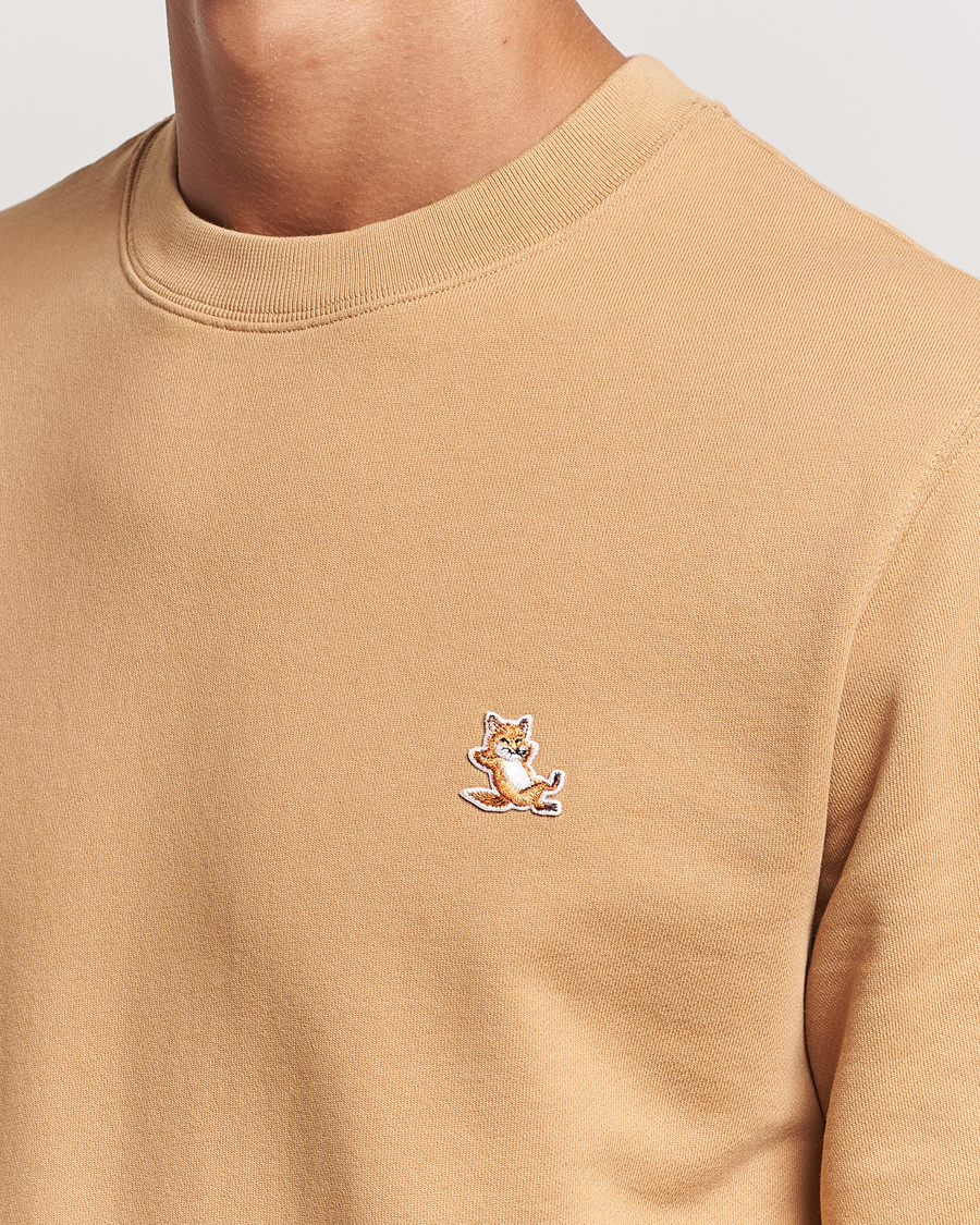 Mies | Puserot | Maison Kitsuné | Chillax Fox Sweatshirt Chamomile Beige