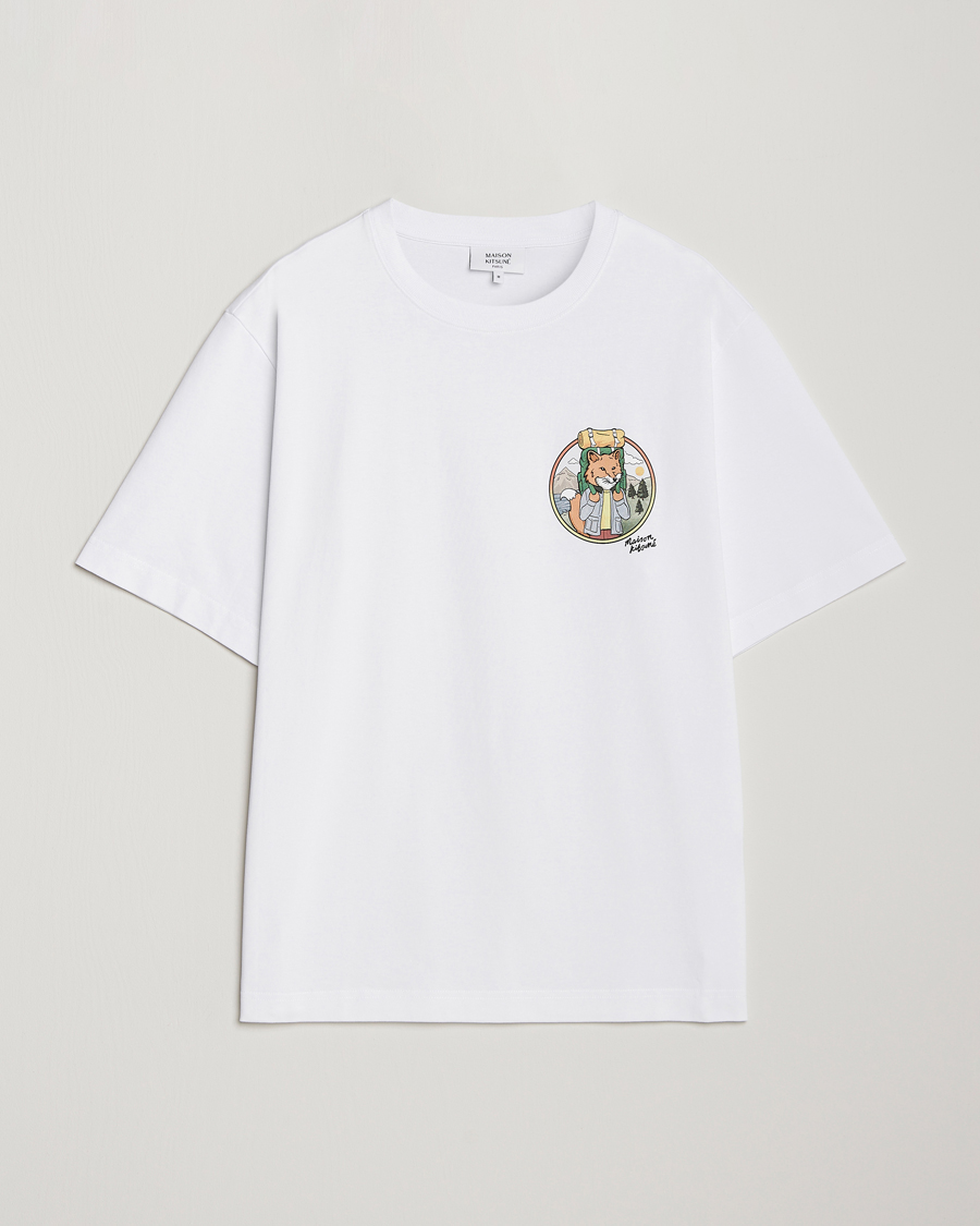 Mies | T-paidat | Maison Kitsuné | Rambling Fox T-Shirt White