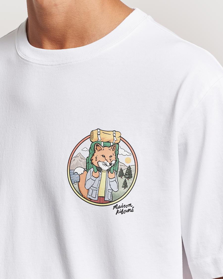 Mies | T-paidat | Maison Kitsuné | Rambling Fox T-Shirt White