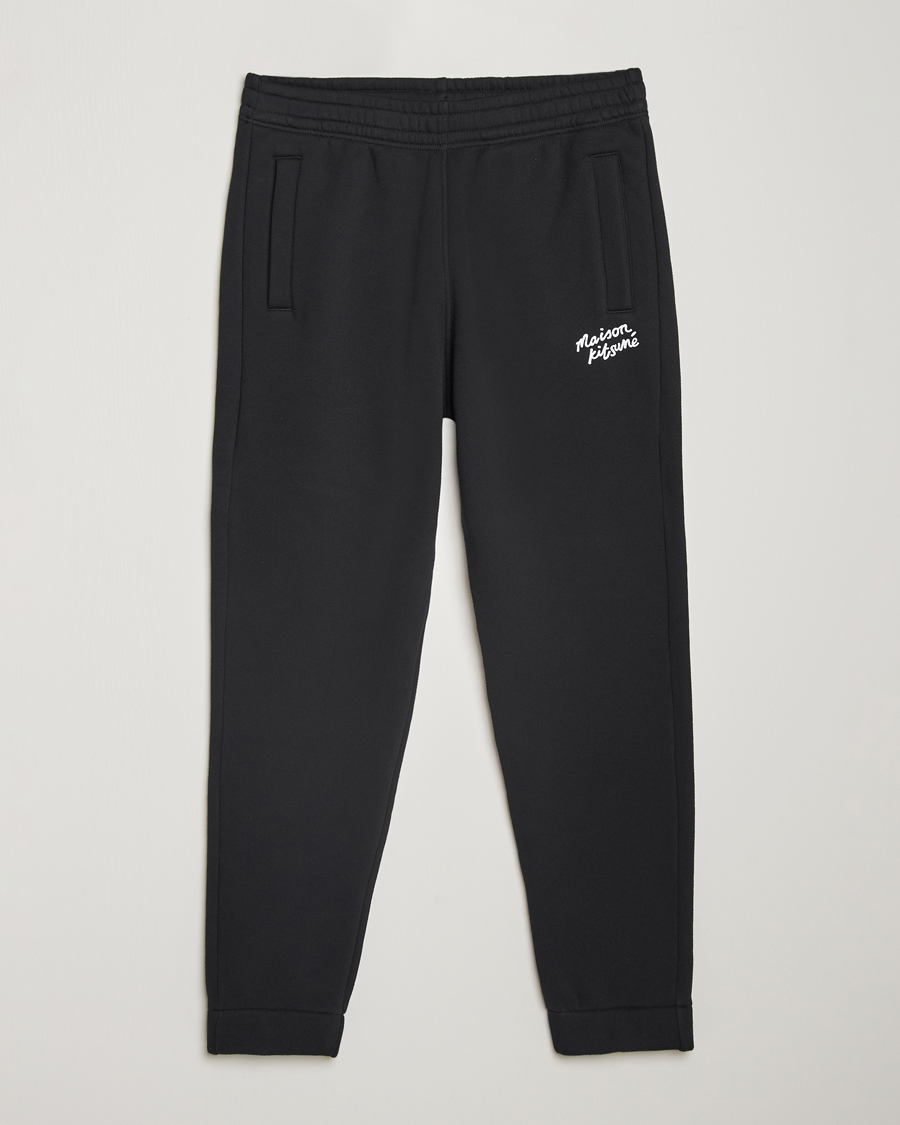 Mies | Housut | Maison Kitsuné | Mini Handwriting Sweatpants Black
