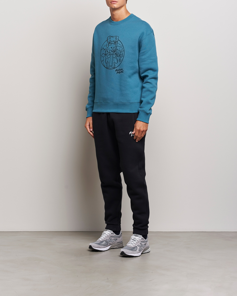 Mies | Housut | Maison Kitsuné | Mini Handwriting Sweatpants Black