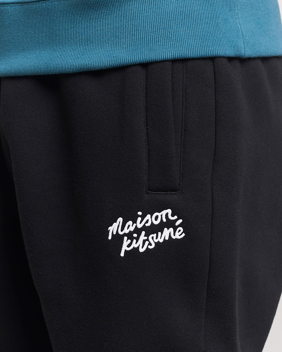 Mies | Housut | Maison Kitsuné | Mini Handwriting Sweatpants Black