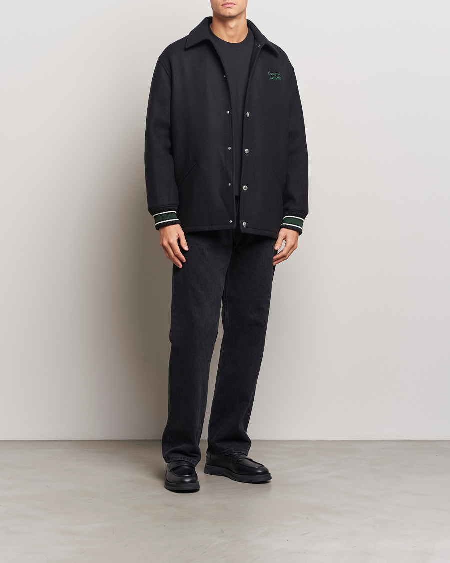 Mies | Takit | Maison Kitsuné | Varsity Jacket Black