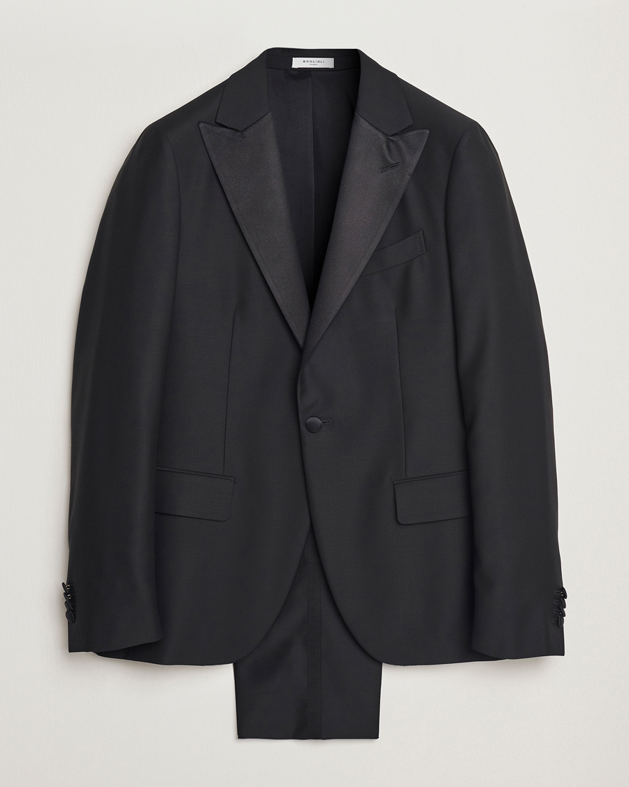 Mies | Puvut | Boglioli | Milano Single Breasted Tuxedo Black