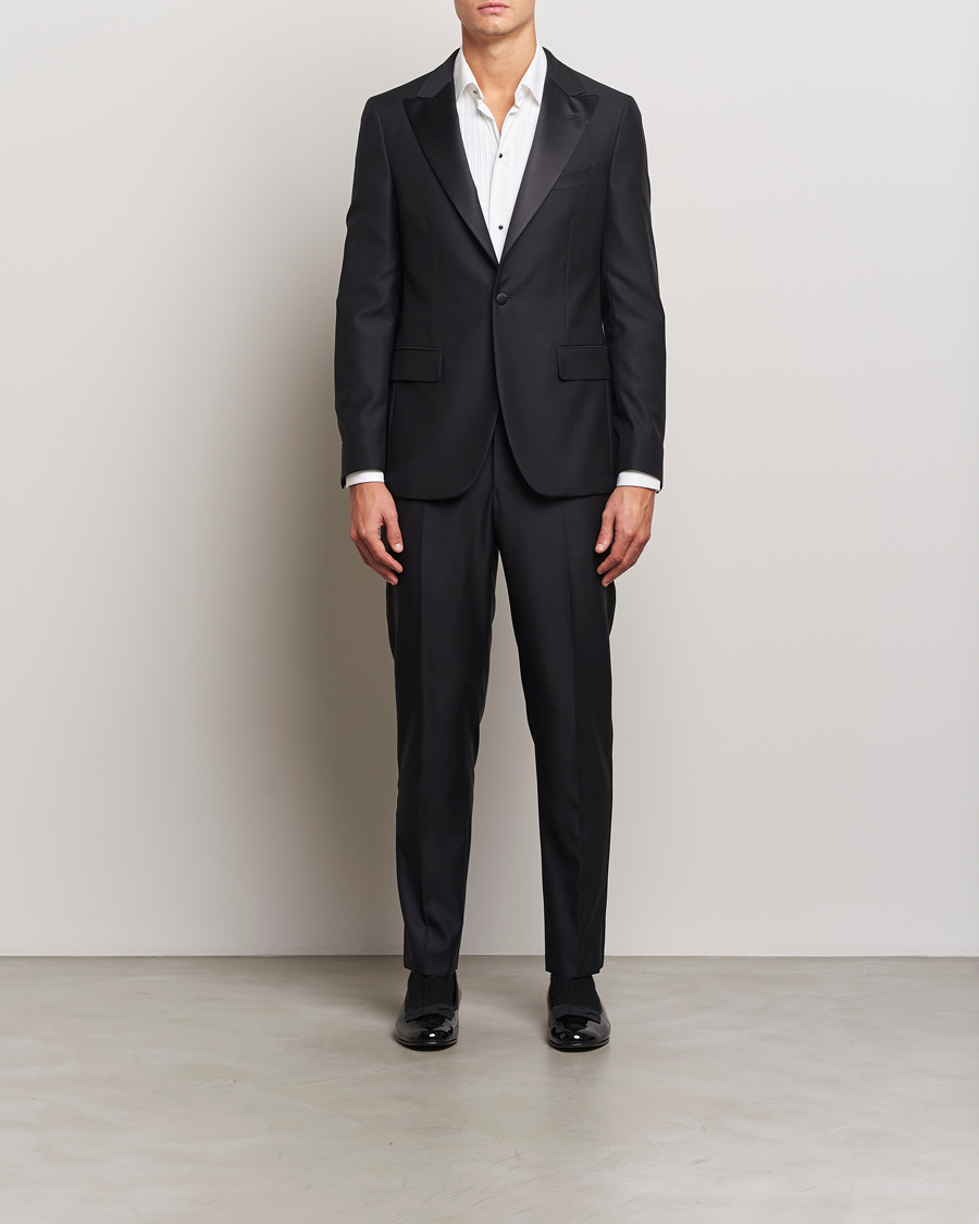 Mies | Puvut | Boglioli | Milano Single Breasted Tuxedo Black