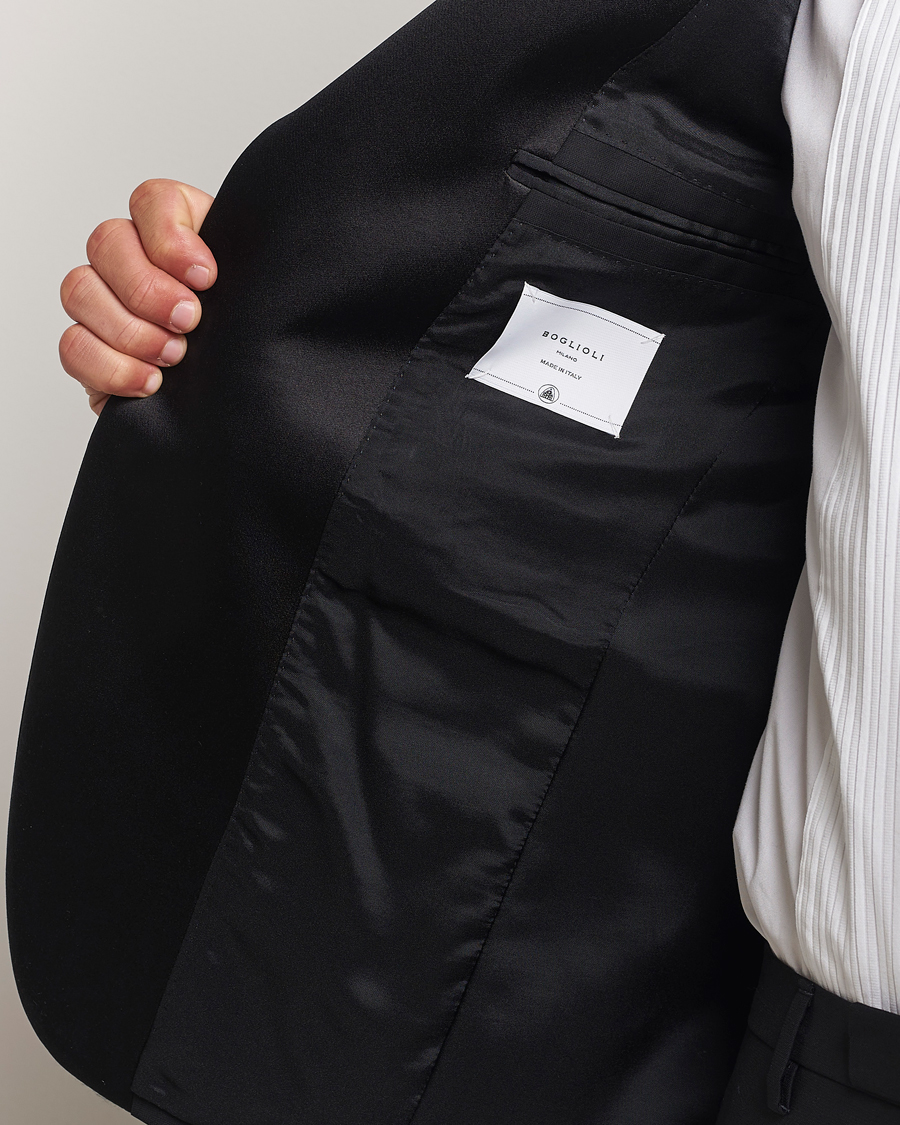 Mies | Puvut | Boglioli | Milano Single Breasted Tuxedo Black