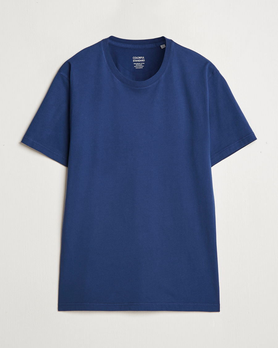 Mies | T-paidat | Colorful Standard | Classic Organic T-Shirt Marine Blue