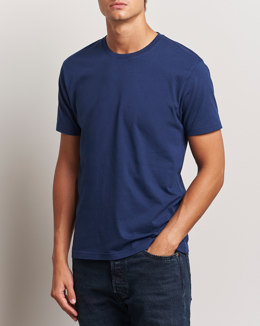 Mies | T-paidat | Colorful Standard | Classic Organic T-Shirt Marine Blue