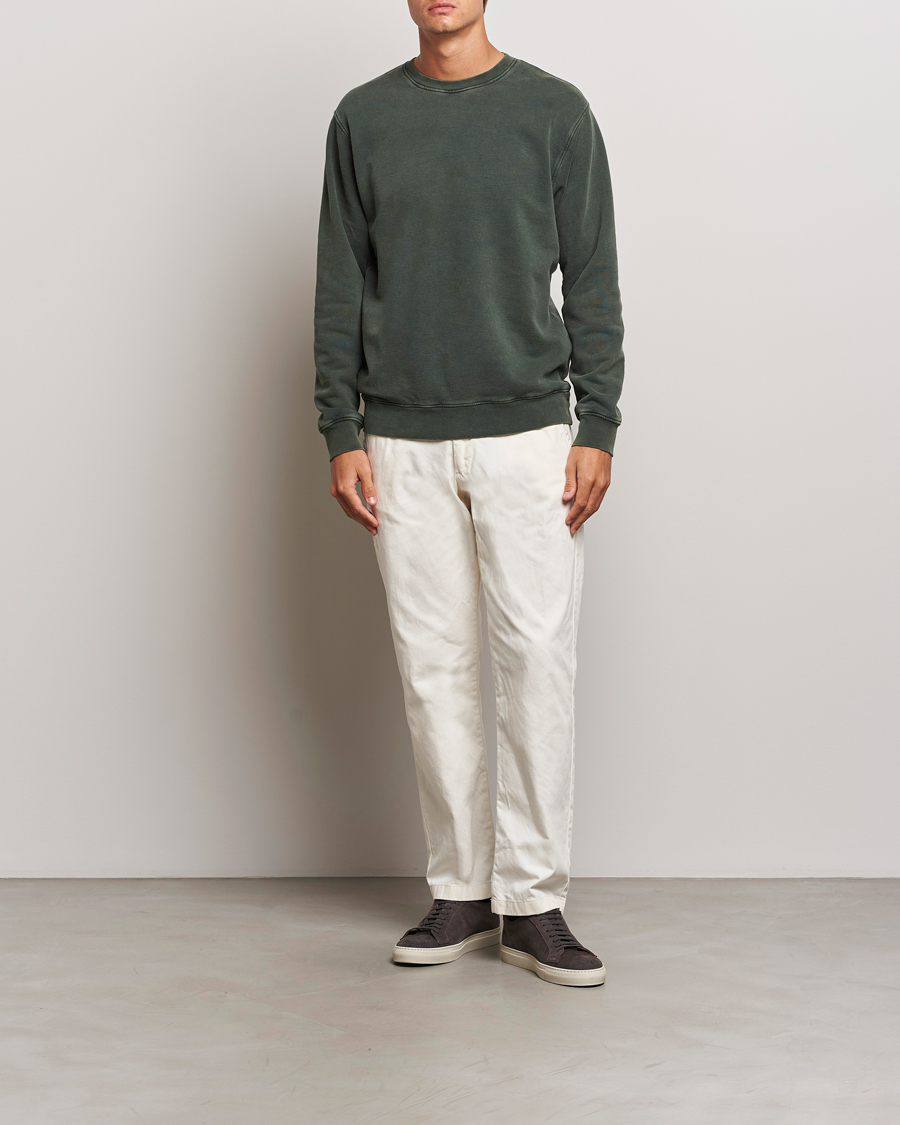 Mies | Puserot | Colorful Standard | Classic Organic Crew Neck Sweat Midnight Forest