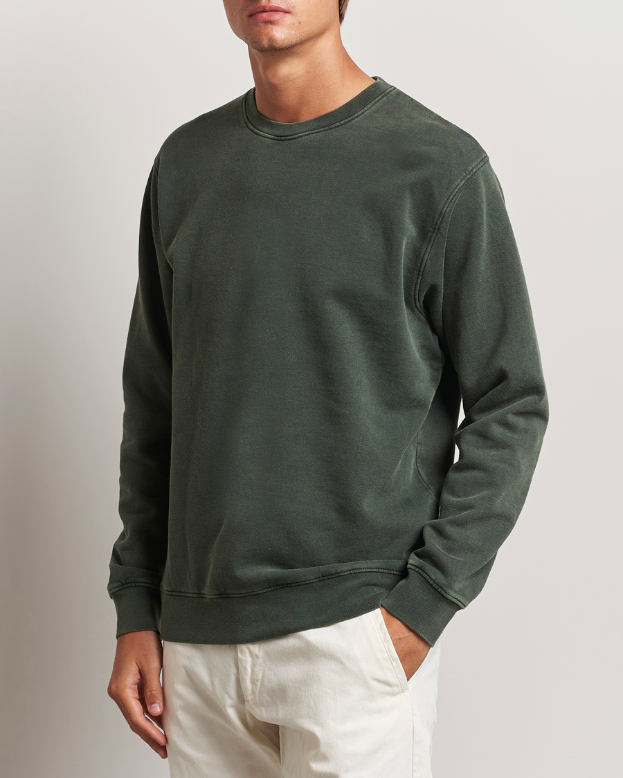 Mies | Puserot | Colorful Standard | Classic Organic Crew Neck Sweat Midnight Forest