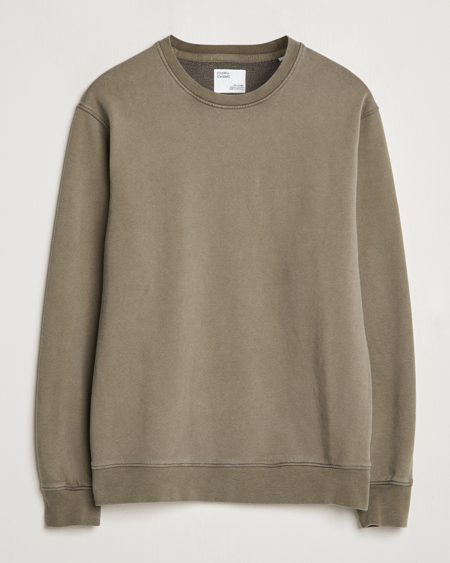 Mies | Puserot | Colorful Standard | Classic Organic Crew Neck Sweat Misty Brown