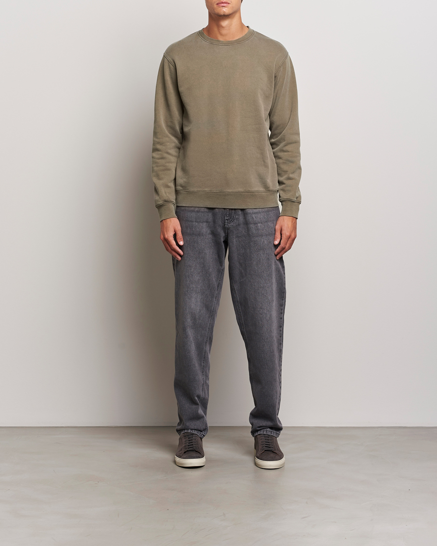 Mies | Puserot | Colorful Standard | Classic Organic Crew Neck Sweat Misty Brown