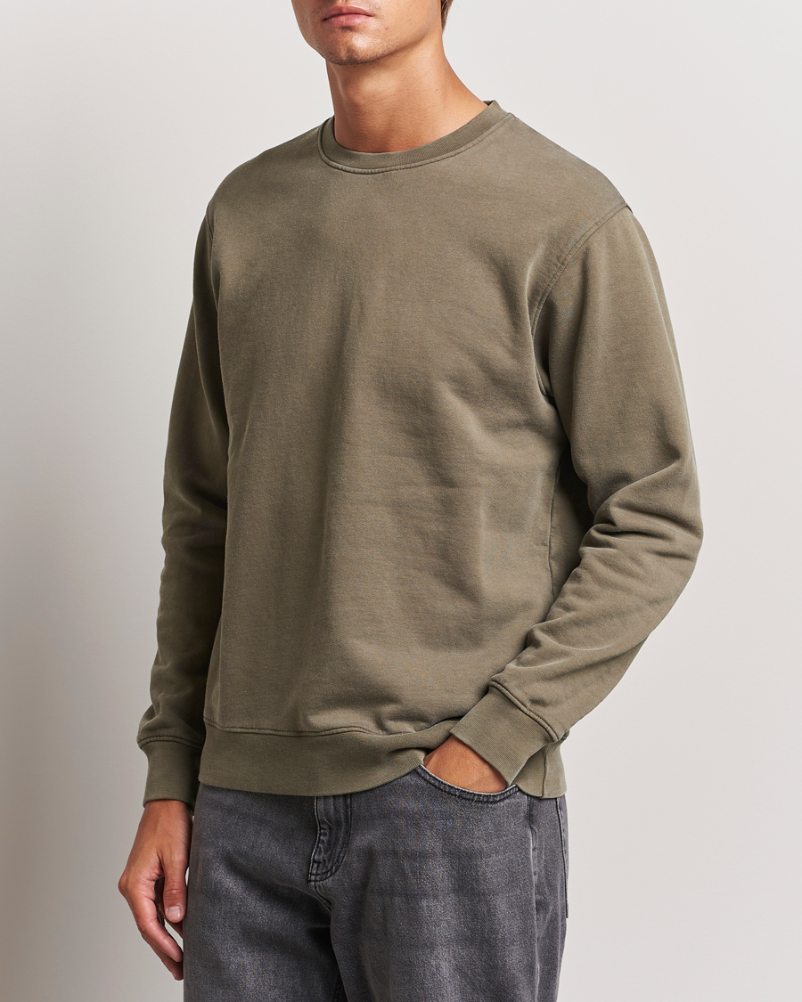 Mies | Puserot | Colorful Standard | Classic Organic Crew Neck Sweat Misty Brown