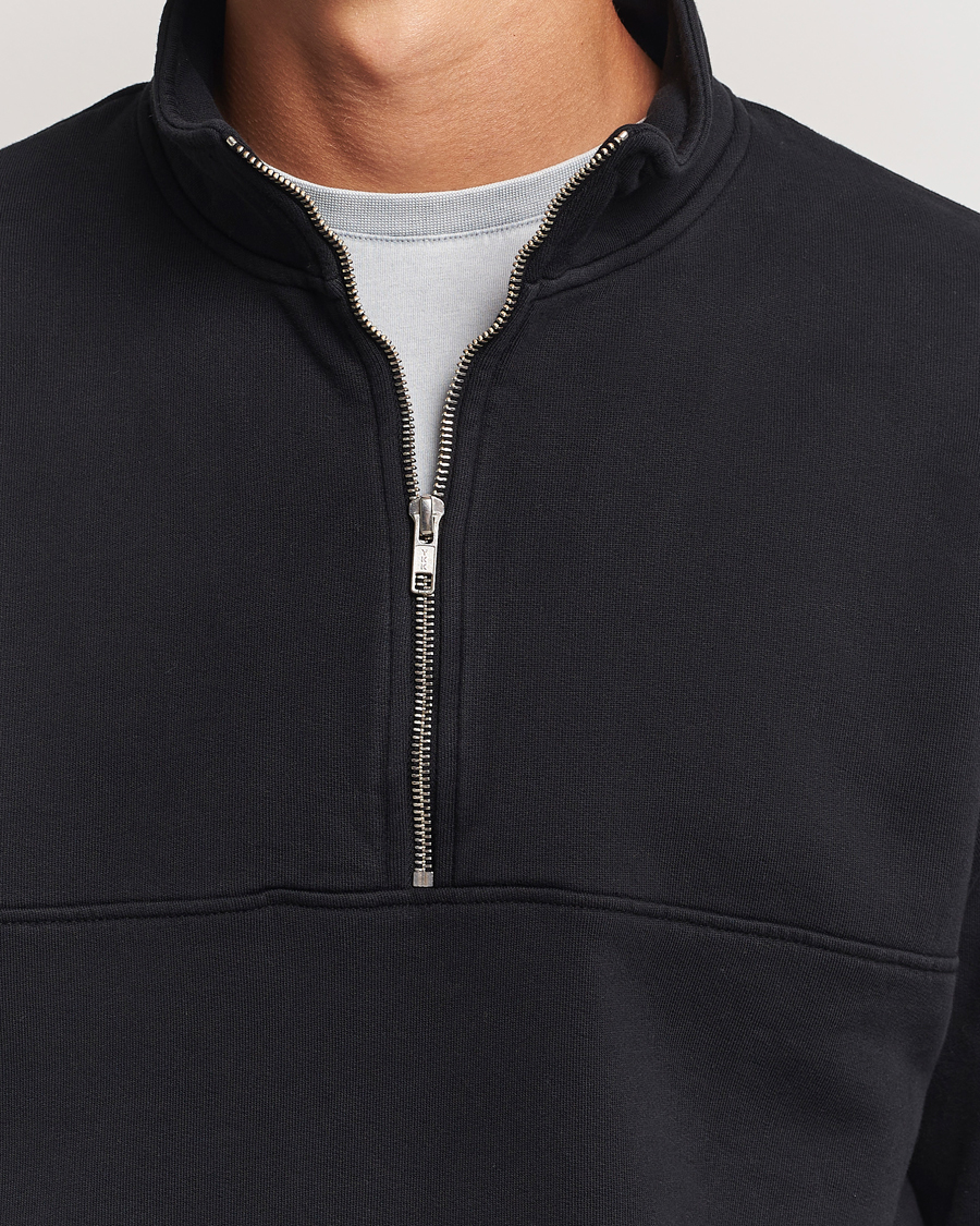 Mies | Puserot | Colorful Standard | Classic Organic Half-Zip Deep Black