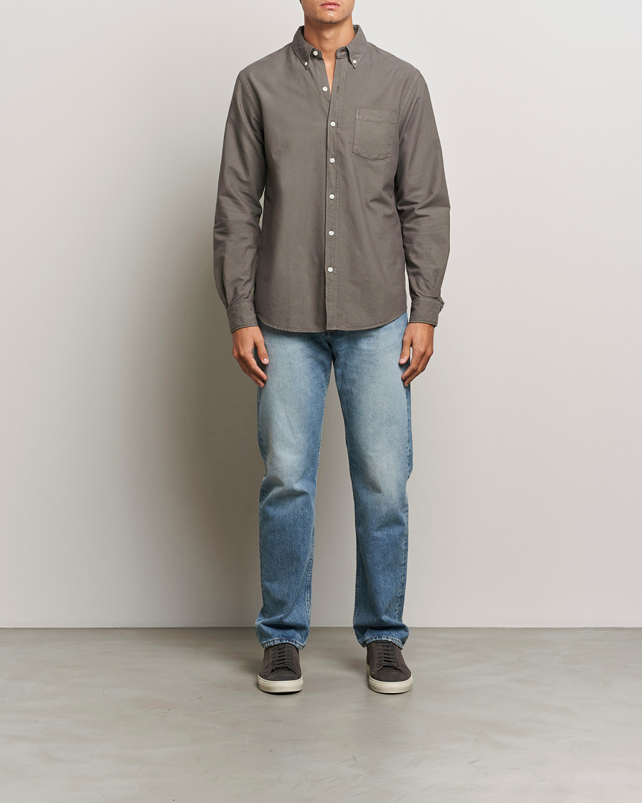 Mies | Kauluspaidat | Colorful Standard | Classic Organic Oxford Button Down Shirt Storm Grey