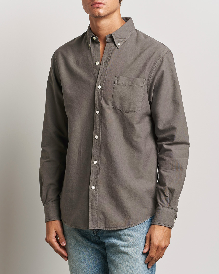 Mies | Kauluspaidat | Colorful Standard | Classic Organic Oxford Button Down Shirt Storm Grey