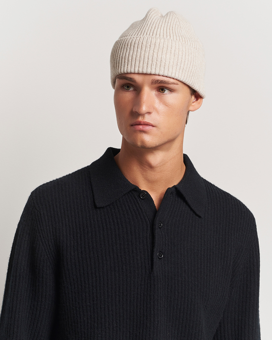Mies | Pipot | Colorful Standard | Merino Wool Beanie Ivory White