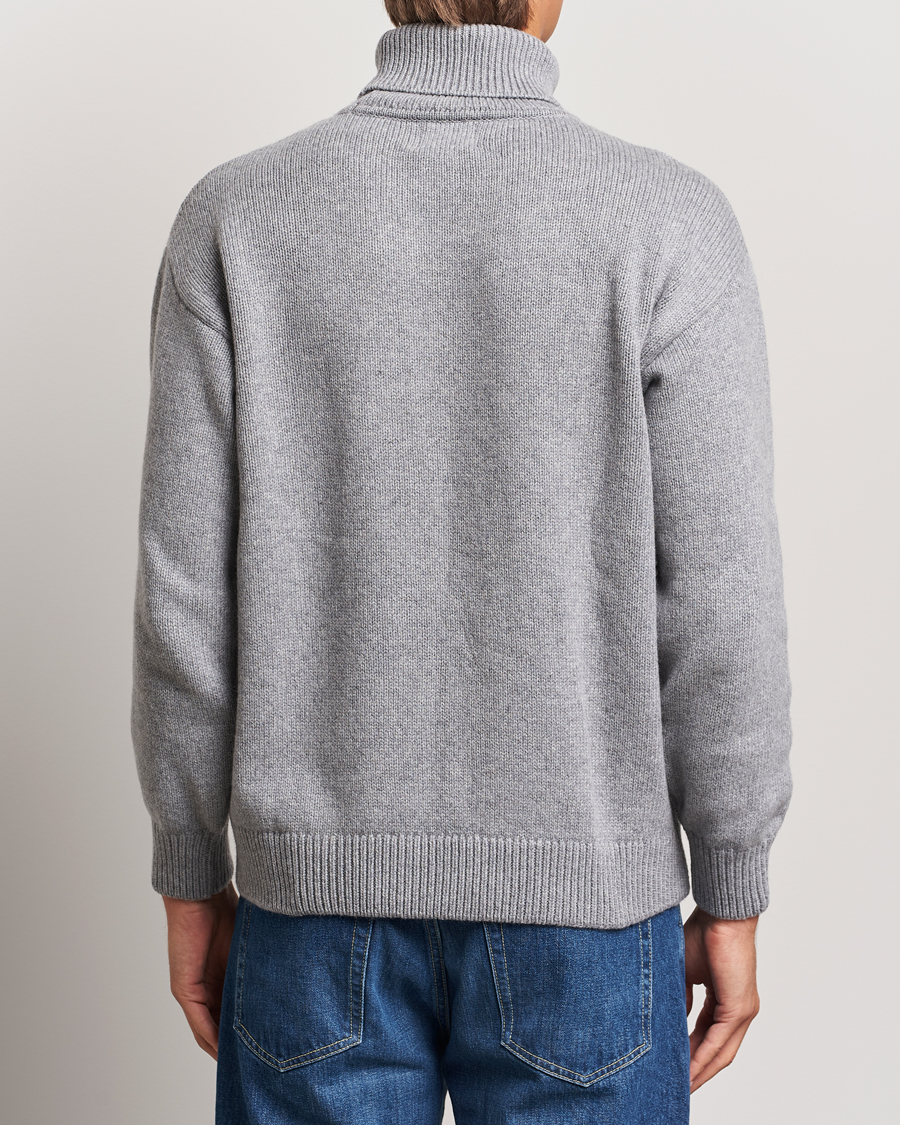 Mies | Puserot | Colorful Standard | Merino Wool Turtleneck Heather Grey