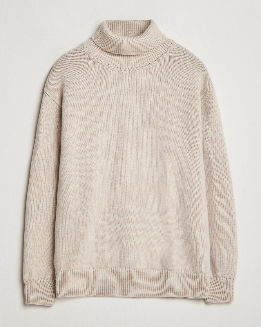 Mies | Puserot | Colorful Standard | Merino Wool Turtleneck Ivory White