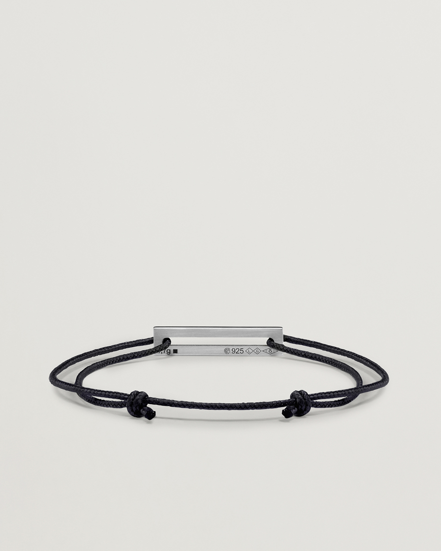 Mies | Korut | LE GRAMME | Lacquered Cord Bracelet Royal Blue