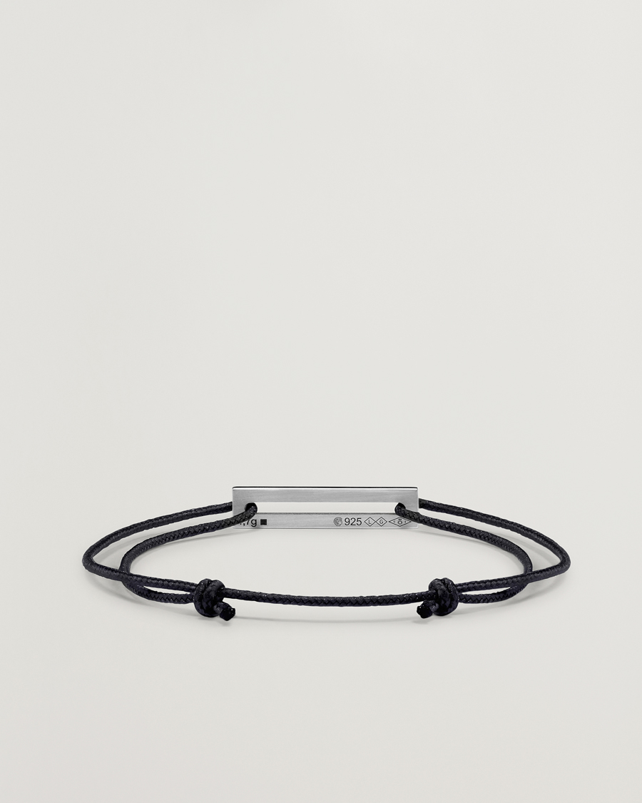 Mies | Korut | LE GRAMME | Lacquered Cord Bracelet Green