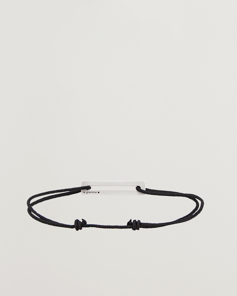 Mies | Korut | LE GRAMME | Lacquered Cord Bracelet Red