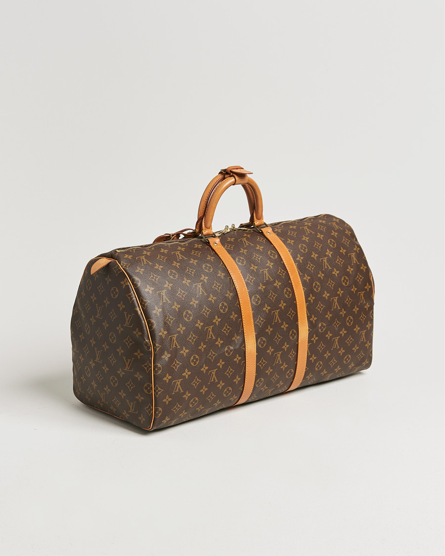 Mies | Louis Vuitton Pre-Owned Keepall 55 Bag Monogram | Louis Vuitton Pre-Owned | Keepall 55 Bag Monogram