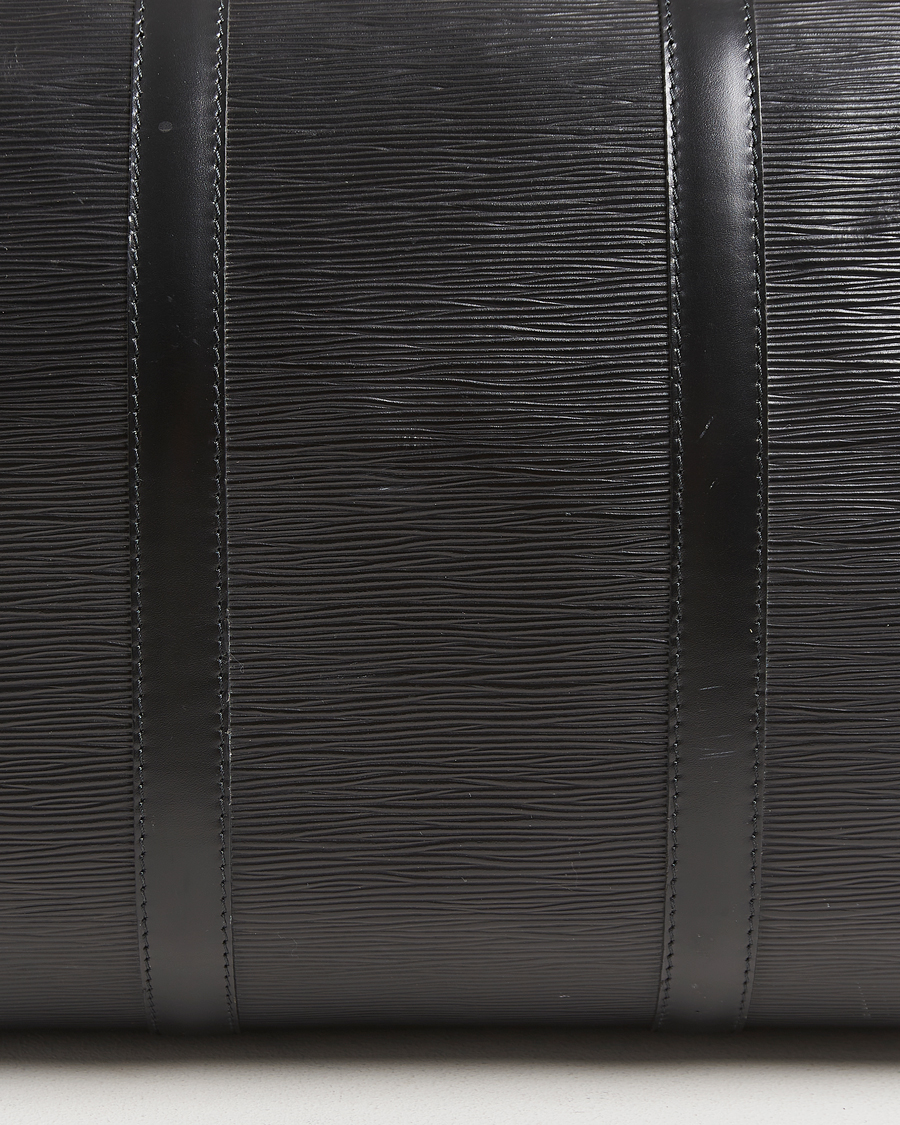 Mies | Louis Vuitton Pre-Owned Keepall 50 Epi Leather Travel Bag Black | Louis Vuitton Pre-Owned | Keepall 50 Epi Leather Travel Bag Black