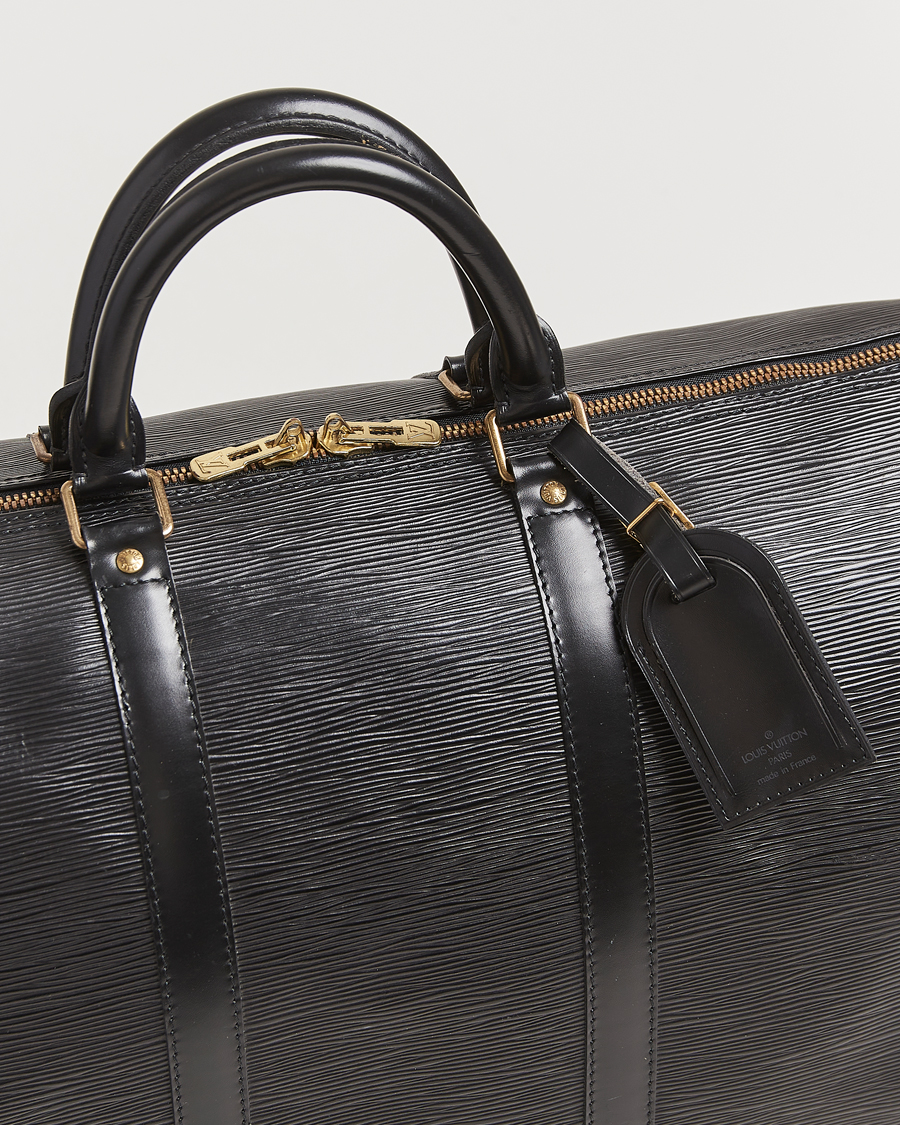 Mies | Louis Vuitton Pre-Owned Keepall 50 Epi Leather Travel Bag Black | Louis Vuitton Pre-Owned | Keepall 50 Epi Leather Travel Bag Black